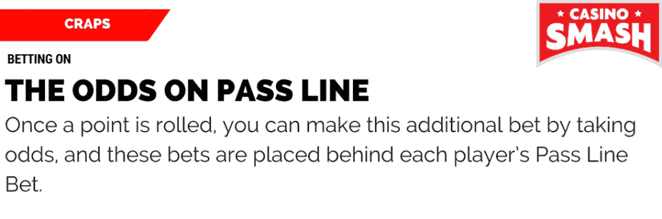 Betting on the Odds on Pass Line