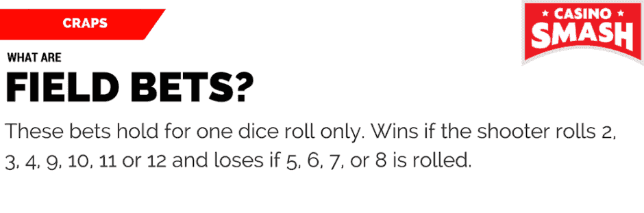 Craps Rules & Strategy: Field Bets